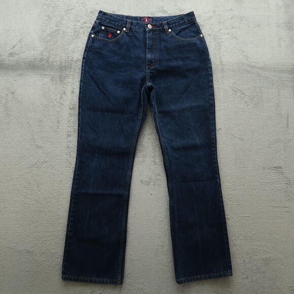US Polo Assoc. Jeans Women's Size 11/12 Blue  Mid-Rise Bootcut Denim 30" Inseam - Picture 1 of 16